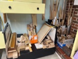 Wood Scrap, Wood Cart on Casters