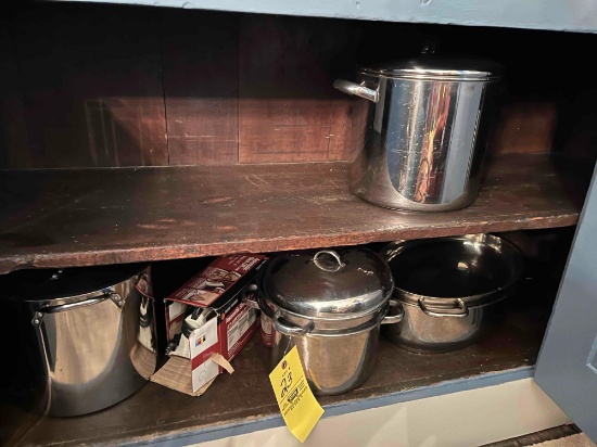 Large cooking pots