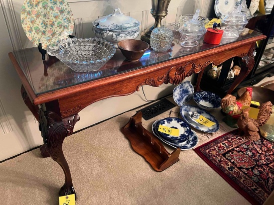 Chippendale style console table