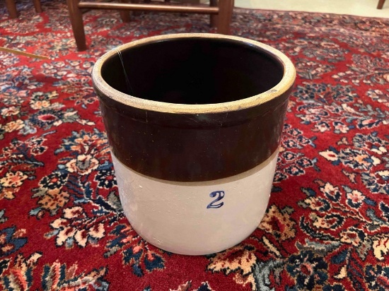 Number 2 Stoneware crock
