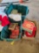 Vintage Christmas Decor, Ornaments, Lights