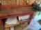 Red Work Bench, Grinder, Vise