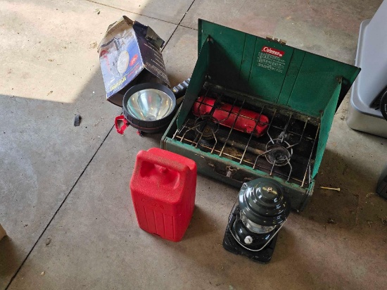 Coleman Lantern, Stove, Spot Light