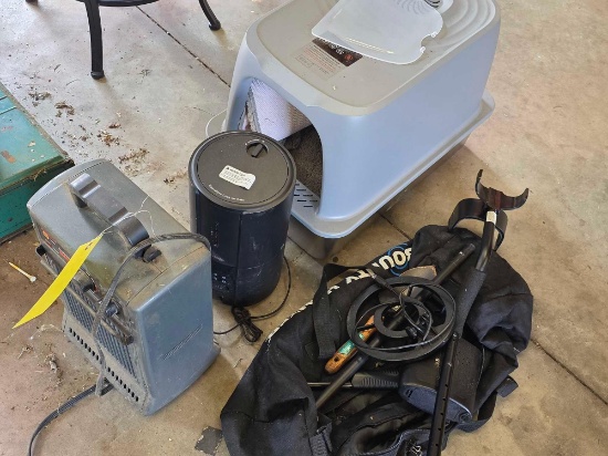 Heater, Cat Box, Auto Feeder, Metal Detector