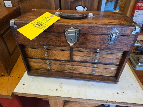 Oak Machinist Chest Tool Bx