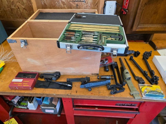 Bipods, Bayonet, Risers, Wood Box, Bore Sighter, Cleaner, Mounts,