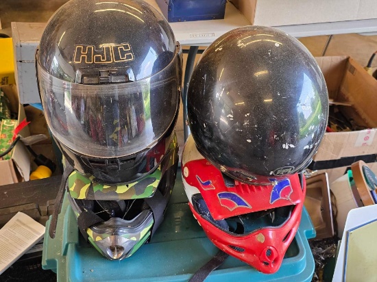 4 Motorcycle Helmets