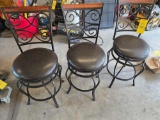 3 Swivel Stools