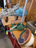 Vintage Silver Christmas Tree, Color Wheel