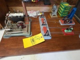 Jensen Steam Engine, Wolesco Accessories.