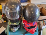 4 Motorcycle Helmets