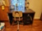 Office Desk and Chair, Contents Included
