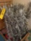 Vintage Tinsel Christmas Tree, Ornaments and Christmas Lights