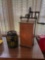 Vintage Butter Churn and Painted Crock