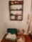 Wooden Shelf, Figurines