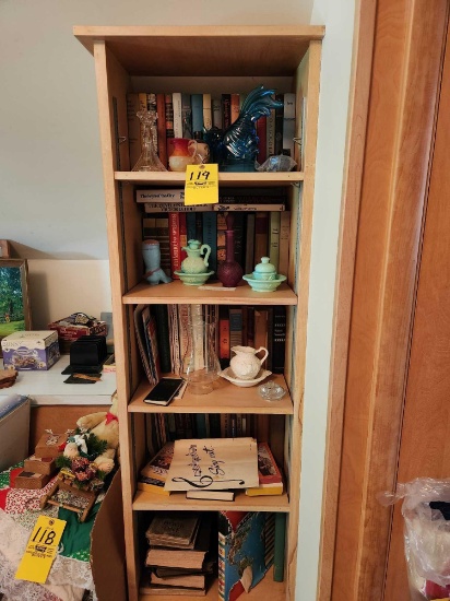 Contents of Shelves - Books, figurines