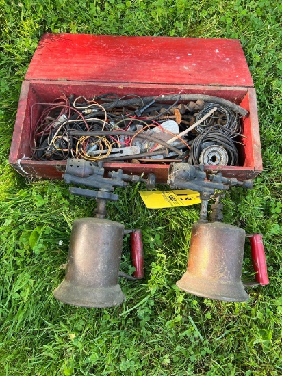 Early Toolbox with Electrical and Torches