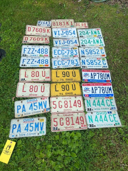 Vintage License Plates
