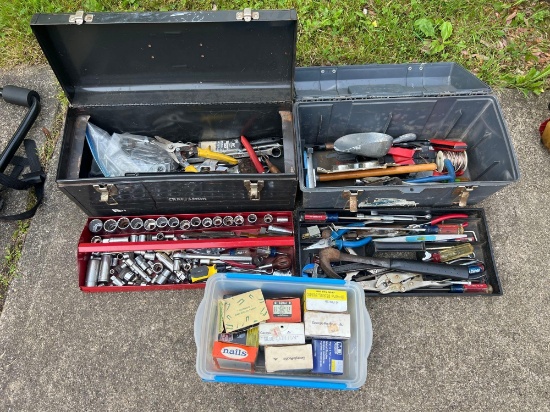 (2) Toolboxes with Tools