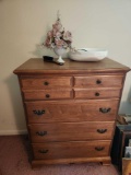 Four Drawer Dresser and Contents
