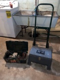 Dolly, Stool, Belt Sander
