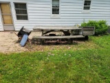 Picnic Table, Hose Reel, Small Garden Wagon, Wheelbarrow