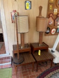 MCM End Stands, Table Lamps, Floor Lamp