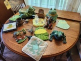 Frog Cookie Jar, Frog Hot Pads, Frog Decor, Frog Figurines