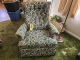 Floral Accent Recliner