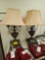 Pair of large lamps