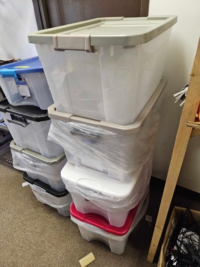 Empty totes, bid x 4
