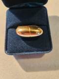 18k yellow and white gold ring