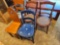 5 old chairs