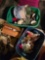 2 totes of holiday decor