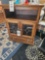 Oak stand with leaded doors