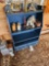 Blue shelf with drawers