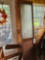 Set of bifold doors, ceiling fan