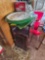 JD clock and signs, small stand