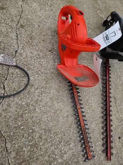 Electric hedge trimmers