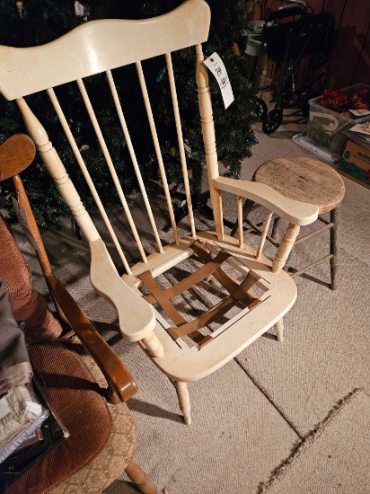 Chair frame, stool