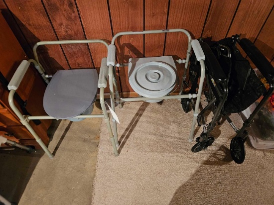 Potty chairs, wheelchair