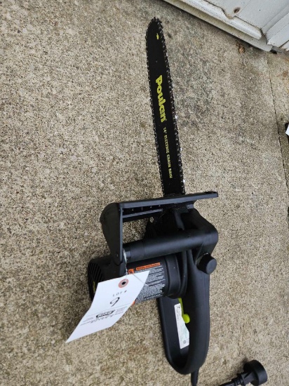 Electric poulan chainsaw