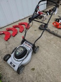 Task Force electric push mower