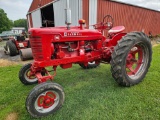 Farmall M gas tractor, restored, runs good