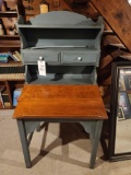 Desk 2 piece located in Basement bring help to remove