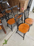 Set of 4 Hitchcock chairs