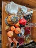 Glassware, pumpkin decor