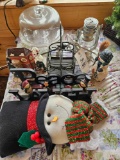 Covered cake, lantern, holiday decor