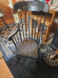 Black rocking chair