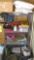 Garage Shelving Unit with Contents